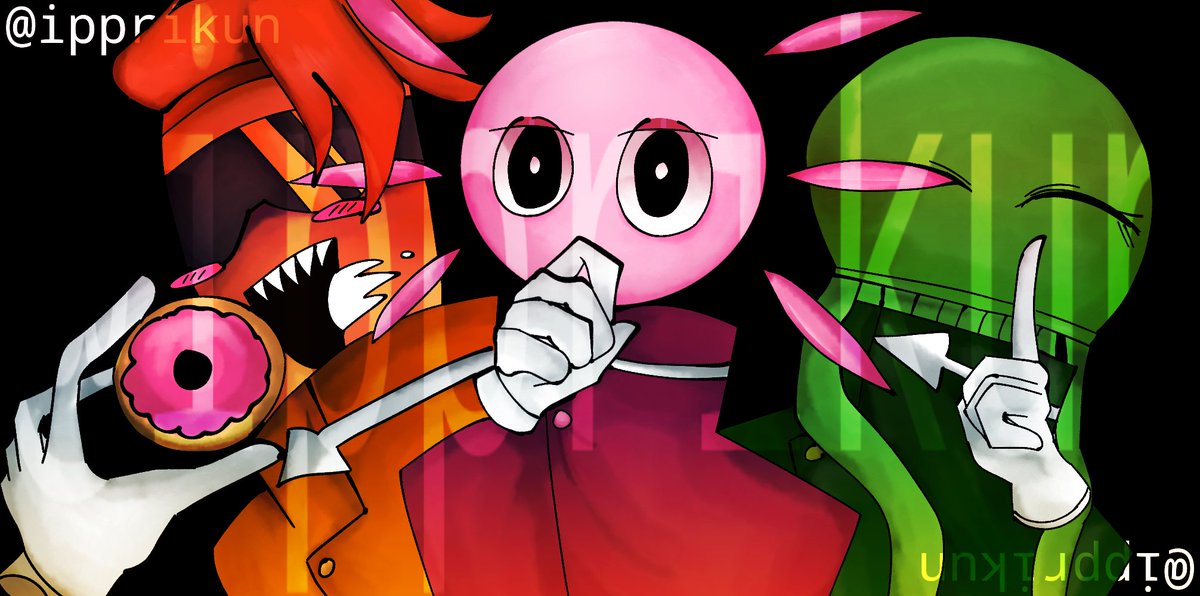 Dx5So7 パンアート #KinitoPET #Kinito #Sam #Jade #fanart #draw