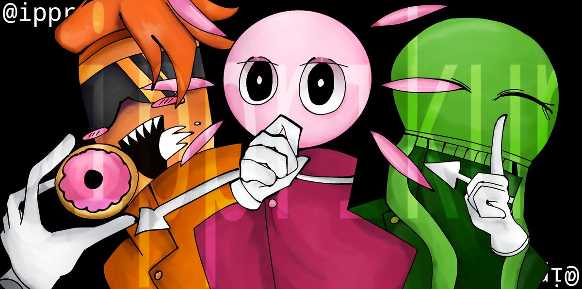Dx5So7 パンアート #KinitoPET #Kinito #Sam #Jade #fanart #draw