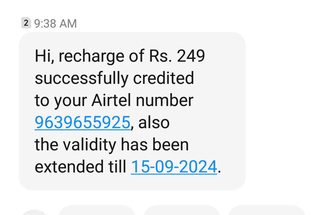 PRAJJWAL_SP's tweet photo. @Airtel_Presence please see to this matter. i just bought a recharge of 249 from https://t.co/7sFoxt6T86 it says 28 days... but i got only 24 days... what about the rest. and this is displayed to make us fools https://t.co/xT9MM1sqZM