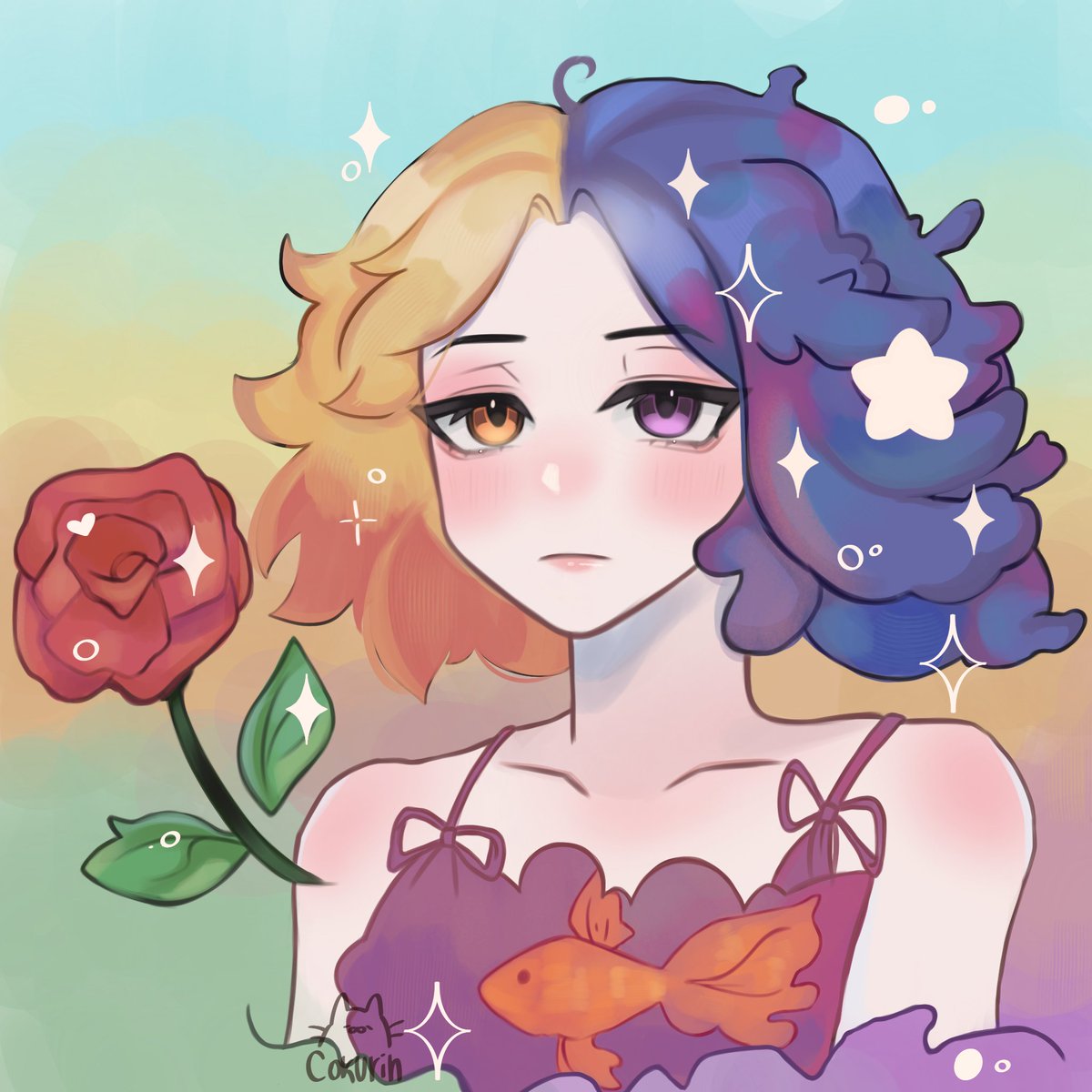 Lunatiic3's tweet photo. 🌺Dtiys @/acatcie instagram🌺
🌷Thanks for the support🌷

#DTIYS #drawthisinyourstyle #digitalart #fypシviral #art https://t.co/K9JTVqiNrm
