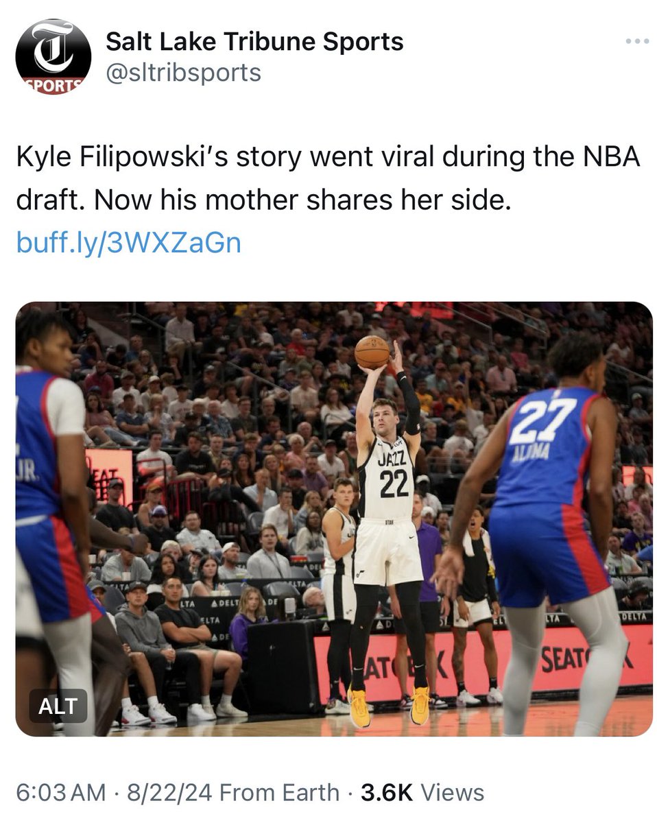MenaceSocietyUT's tweet photo. Creepy asssss tabloid bullsht. Anything for clicks from the @sltrib @sltribsports.
#TakeNote #UTPol @utahjazz
#FirePeople https://t.co/WRd210saYO