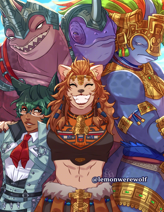 lemonwerewolf's tweet photo. Promises #ff14 #ffxiv 

(also new print for Anime Impulse OC! ) https://t.co/YFH0CgXp9l
