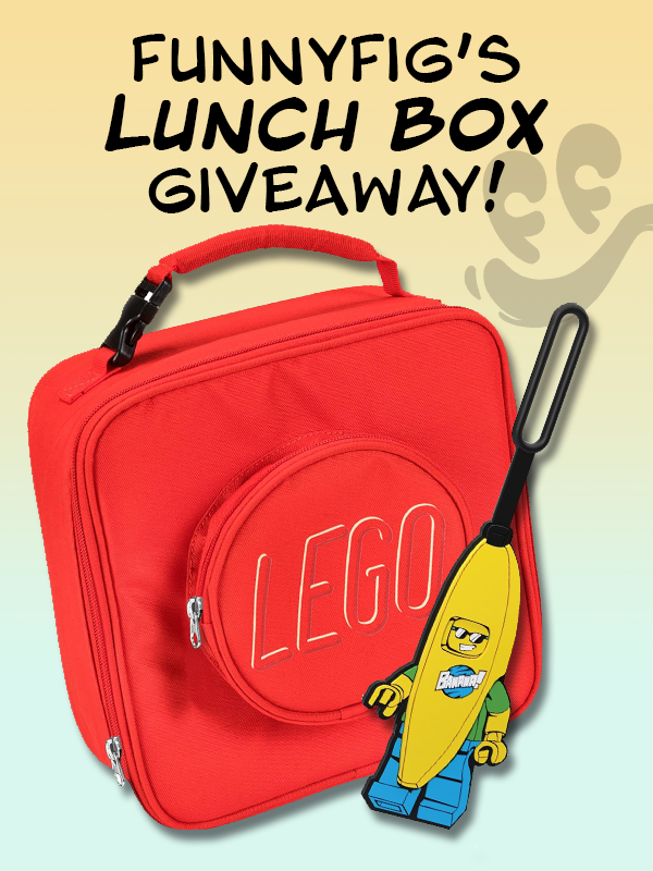 FunnyFigs's tweet photo. It's time to get back to school, and back to me giving some fun Lego-themed stuff away, including this awesome Bananaman! Seven days left, only eight entrants so far, so hit the 🔗 👇, your chances are pretty dang good! https://t.co/PaN7ffYaGJ