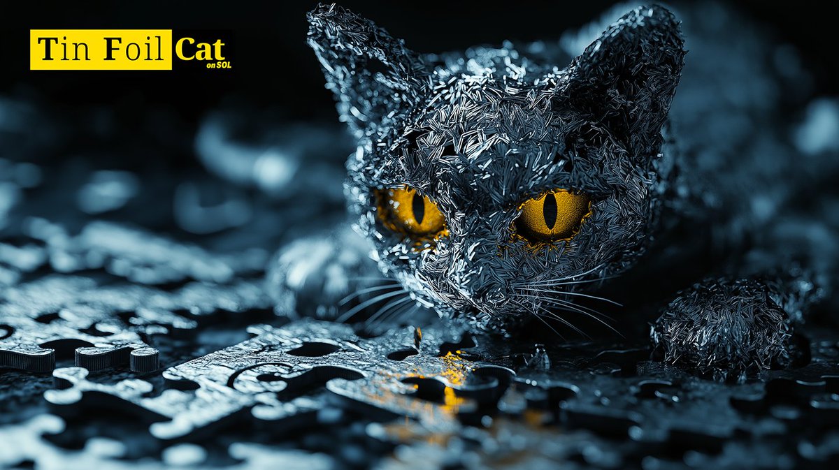 diggety_dogs's tweet photo. @Sartoshi0x Sounds like you’re searching for the perfect mix of meme and mission. Look no further, @TinFoilCatToken has it all:
-Conspiracy vibes (not just another animal)
- Low MC and survived early FUD
-Strong community holding tight
-Perfect for onboarding normies into the crypto world! https://t.co/3euBEr5Uem