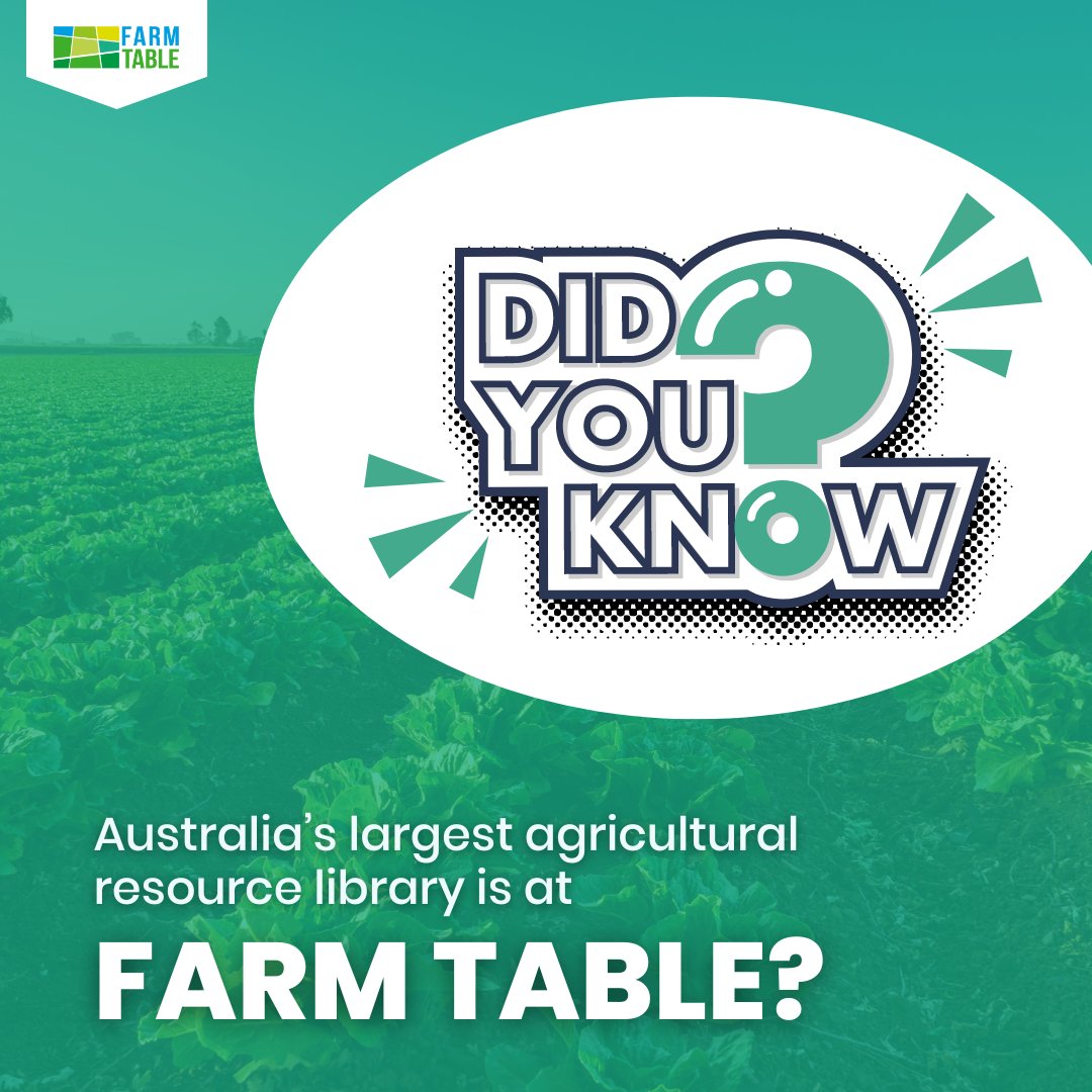 FarmTableAU's tweet photo. We have Australia’s largest online cross-sector library with over 3,000 ag-focused resources curated by industry professionals.
https://t.co/EfcwyXQxaG
#ausag #agchatoz #farmtable #agtech #agribusiness https://t.co/NHnqqu8Ndg