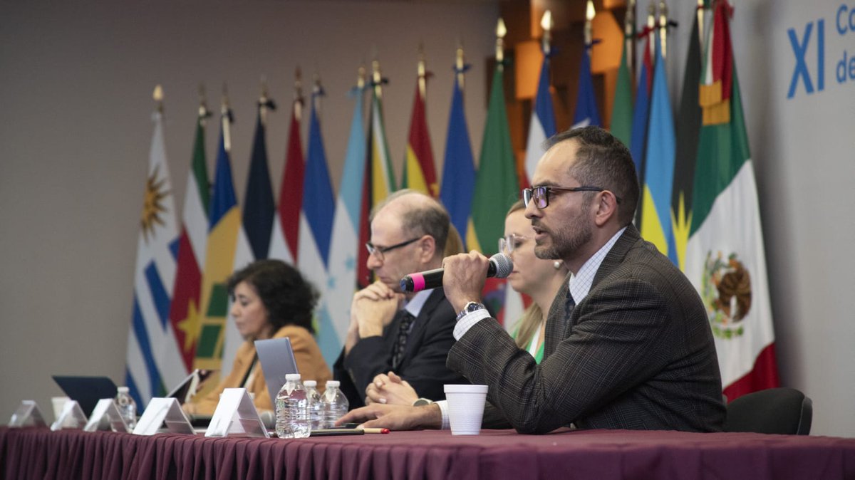 COFEPRIS's tweet photo. Concluyeron que existe la necesidad regional de ponderar la #CooperaciónTécnica, con espacios de capacitación para formar personal especializado en regulación. David Rosales de #Cofepris, presentó los avances de la Escuela Regional de Regulación Sanitaria que abarca Mesoamérica. https://t.co/8rVL2Lbcwb