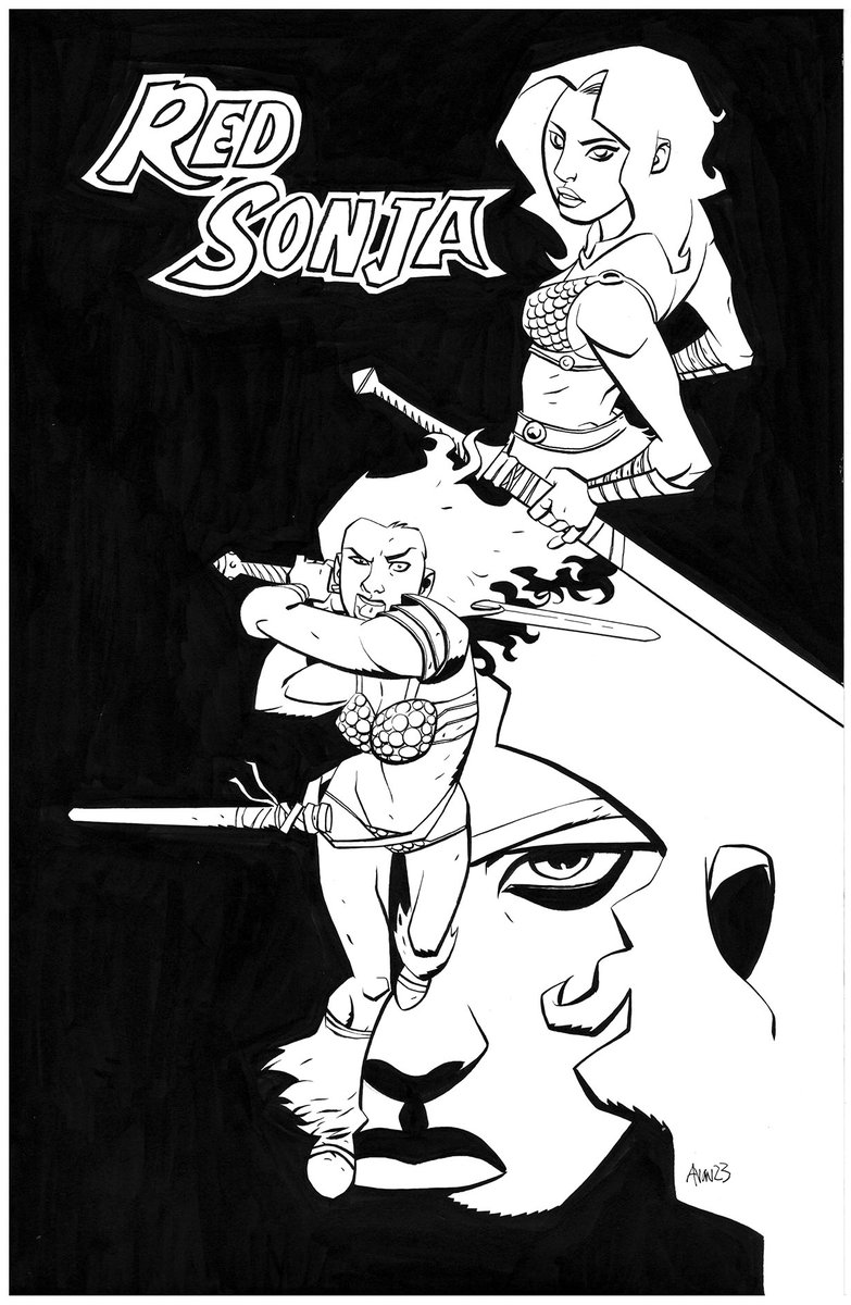 Oeming's tweet photo. Sign up for my NEWSLETTER in my bio to keep up with all my projects, from #BlueBook and #WilliamOfNewbury, #Powers, #MurderInc, #BlackBoxChronicles and retro scifi #GalaxyOFMadness, kickstarters and more comics! https://t.co/UAYiaVCozx