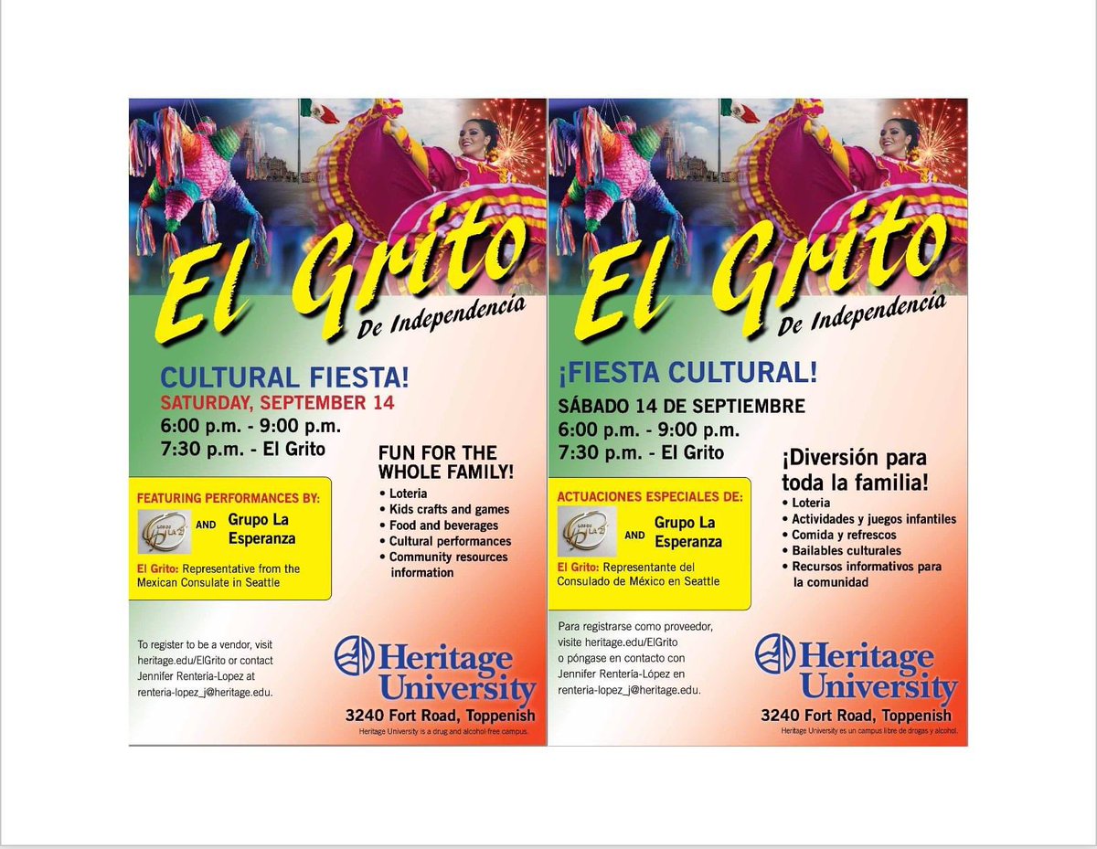 Join us on September 14, 2024 for our annual celebration of Mexican Independence Day! #elgrito