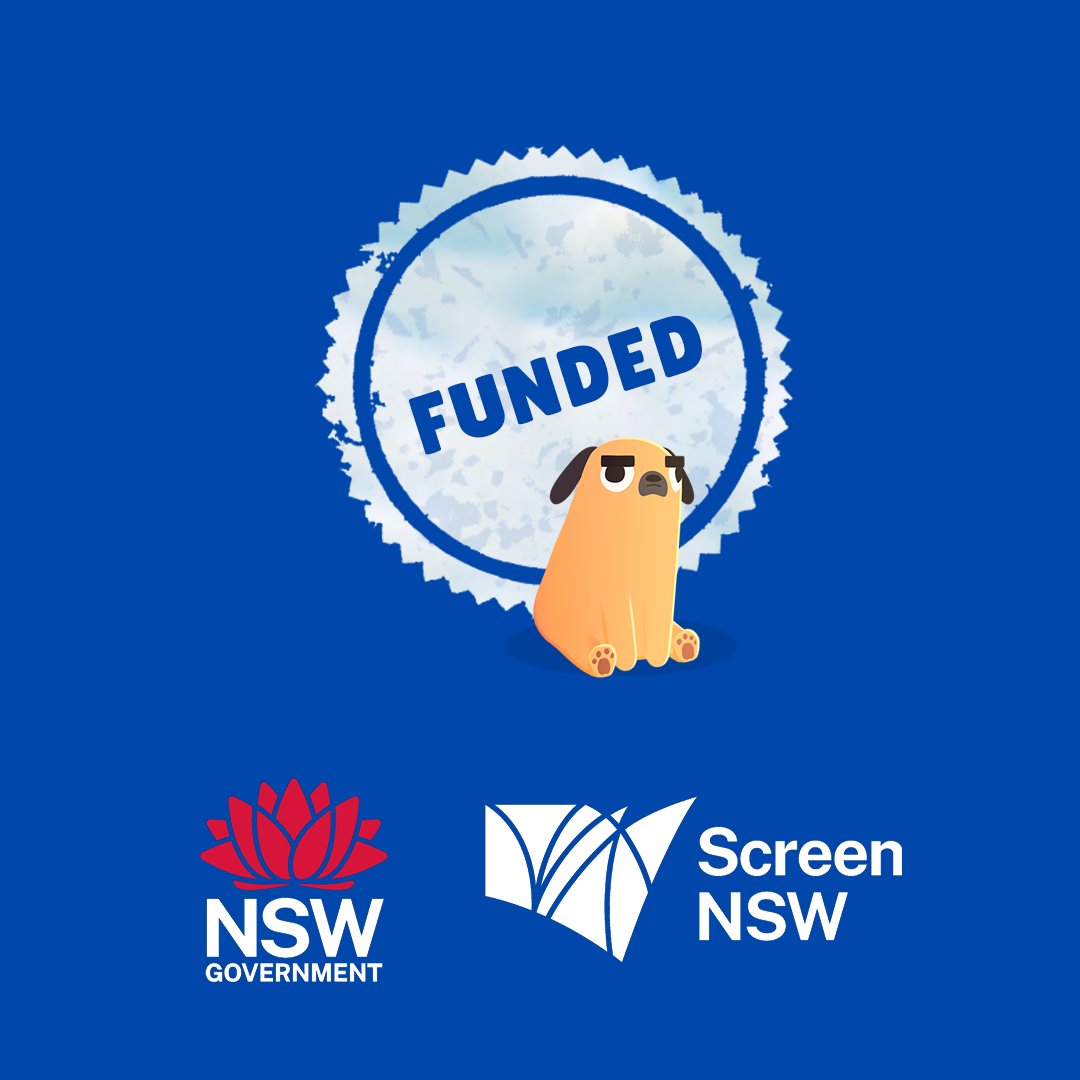 rotub's tweet image. I'm so excited to share that Doggy Don't Care has been partially funded by @ScreenNSW ✨

I committed to working full-time on Doggy Don't Care in June - to receive this financial support means so much 🐶🧦🩷✨

You can wishlist the game on Steam: store.steampowered.com/app/2438180/Do……
