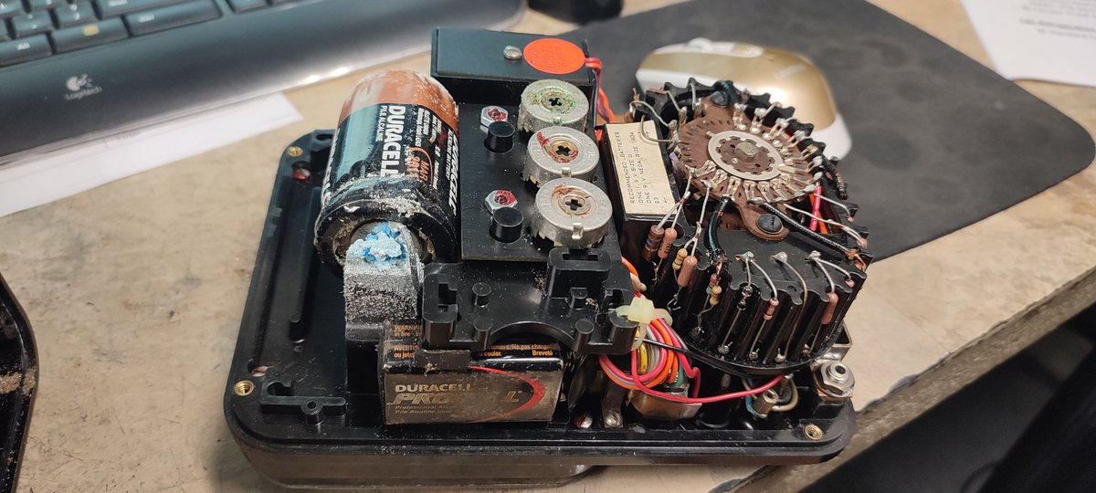 EBWProductions's tweet photo. I remember opening the tv remotes when I was 5. I've always loved technology.

 This little guy was in a warehouse for 20 years. It was a fun repair. https://t.co/2Dy8bjYzo2
