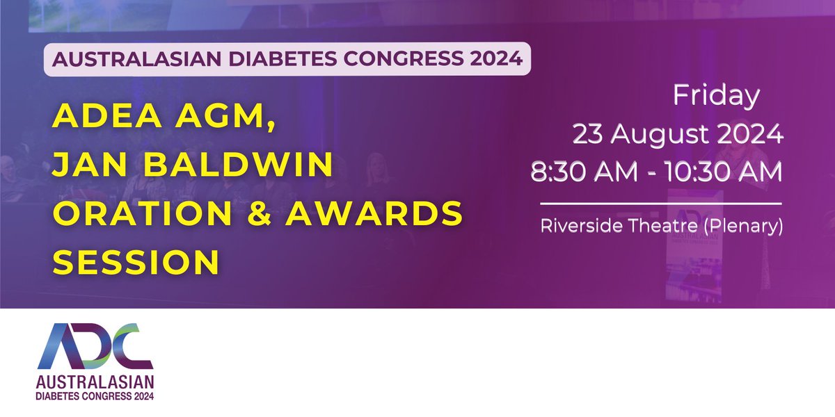 Australian Diabetes Educators Association (@ausdiabetesed) on Twitter photo 📌📍Happening now at ADC 2024 | 23August 2024 | 8:30 AM - 10:30 AM (AWST) 📌📍Happening now at ADC 2024 | 23August 2024 | 8:30 AM - 10:30 AM (AWST)