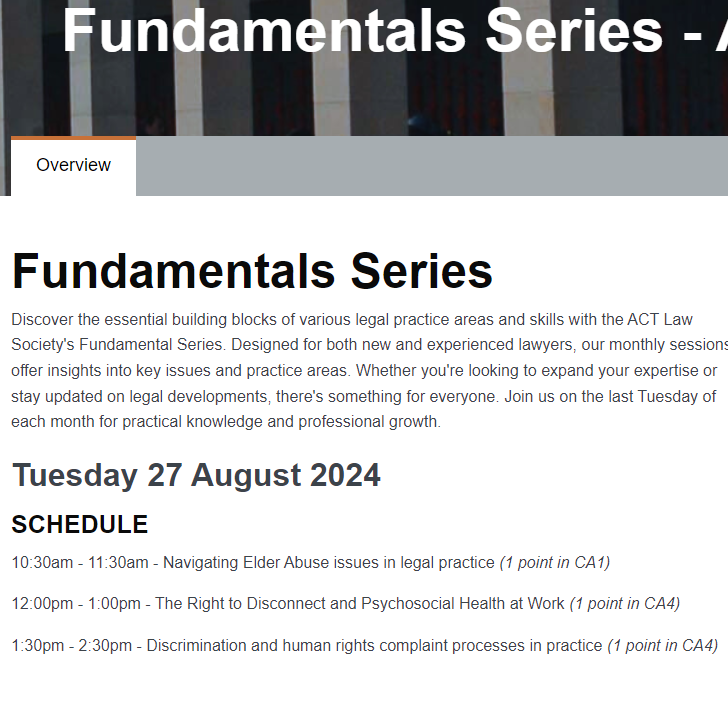 ACTHRC (@acthumanrights) on Twitter photo #CPD event happening 27 Aug👇Join <a href="/actlawsociety/">actlawsociety</a> and one of our experts to learn more abt RECENT changes to ACT Discrimination Act & abt NEW #humanrights complaints processes
More: events@actlawsociety.asn.au
tinyurl.com/3vn3kksb #CPD event happening 27 Aug👇Join <a href="/actlawsociety/">actlawsociety</a> and one of our experts to learn more abt RECENT changes to ACT Discrimination Act & abt NEW #humanrights complaints processes
More: events@actlawsociety.asn.au
tinyurl.com/3vn3kksb