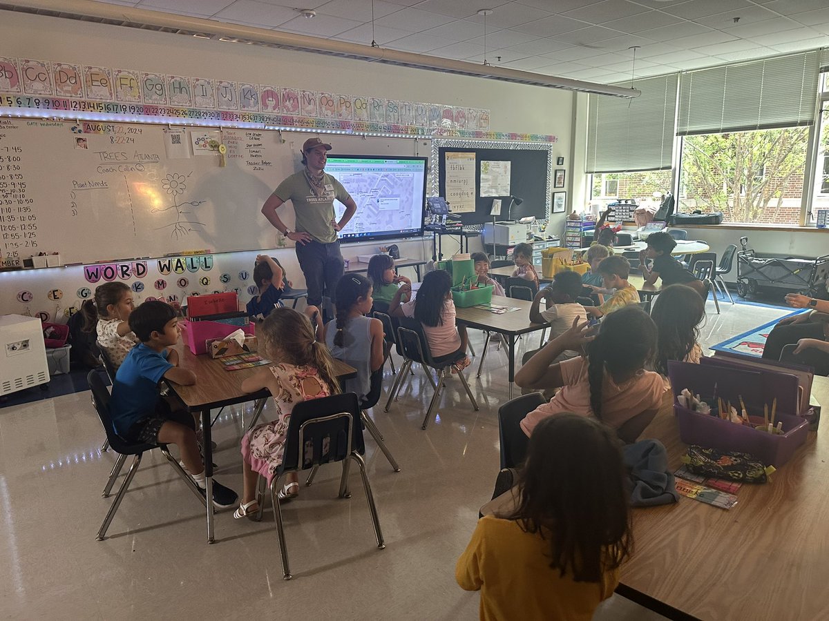 Thanks for coming for day two <a href="/APS_SPARK/">Springdale Park</a>, Collin, and Marley <a href="/TreesAtlanta/">Trees Atlanta</a>! We love learning from you! 🌳🌿 #UrbanForest #STEAMeducation #CommunityPartners