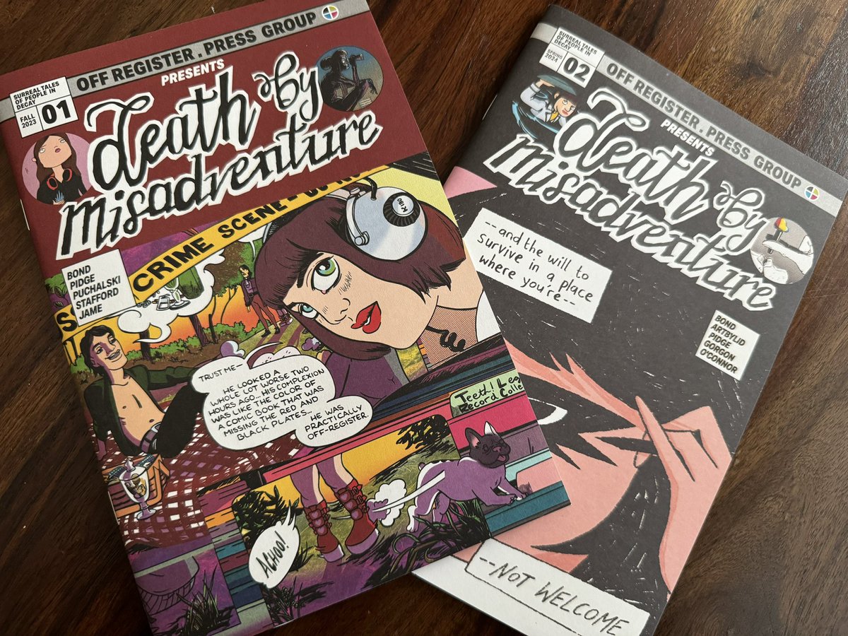 omorales81's tweet photo. Mail call from the fine folks at @offregisterhq! 🔴🟡🔵⚫️ #MakingComics #ReadingComics #Zines #Comix #VivaComics @sxbond https://t.co/OcUW7W27wW