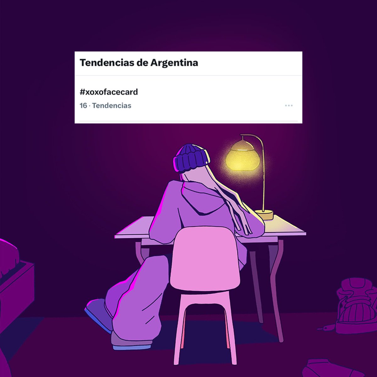 Hicimos una integración un poco diferente y salió increíble, que lindo fue verlas a todas conociéndose y diciéndose cosas hermosas. Que este fandom siga así de unido siempre❤️‍🩹

Además, #xoxofacecard fue tendencia en Argentina!! esto es de todo el fandom, gracias <a href="/itsyoungmiko/">it’s baby miko 💗</a> 💌