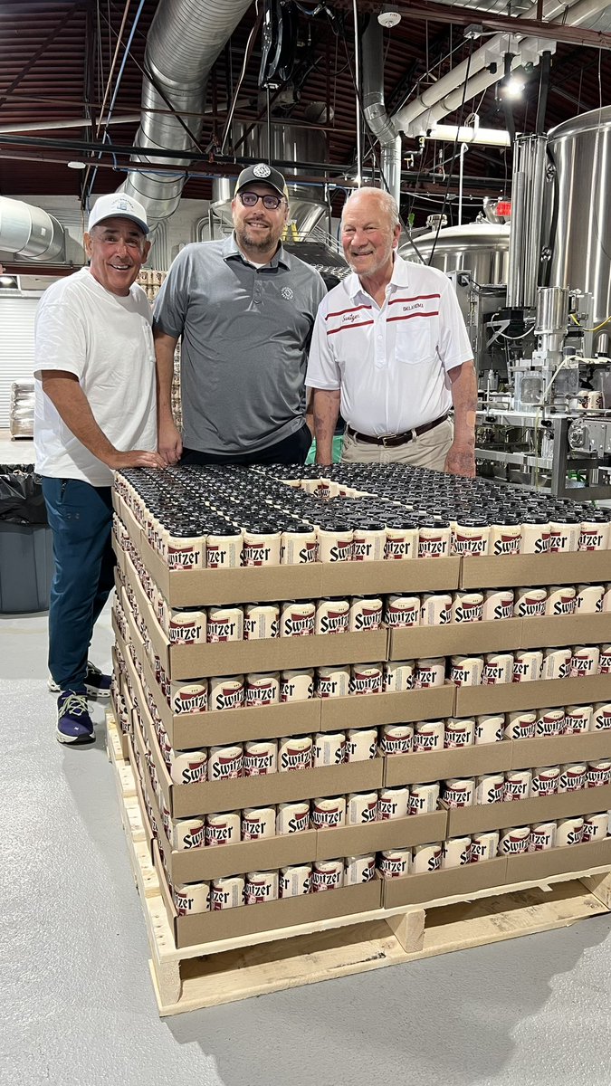Getting the first batch of Switzer Lager ready to ship out! Saturday, August 31st, we’ll have <a href="/Barry_Switzer/">Barry Switzer</a> here at Skydance for the official release party with live music from <a href="/MikeHosty/">Michael Hosty</a> 
#boomersooner #secready