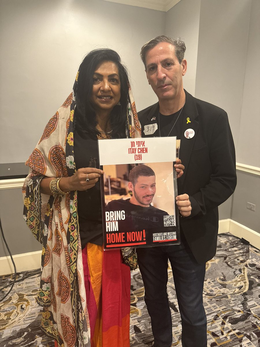 SoooMD's tweet image. #ItayChen -19 year old American Israeli, was murdered October 7th and his dead body was taken by Hamas to Gaza. 
We met his father #RubyChen, he said he wants his son to have a decent burial.
Ruby is here in the United States, to advocate for the release of his son’s DEAD BODY,…