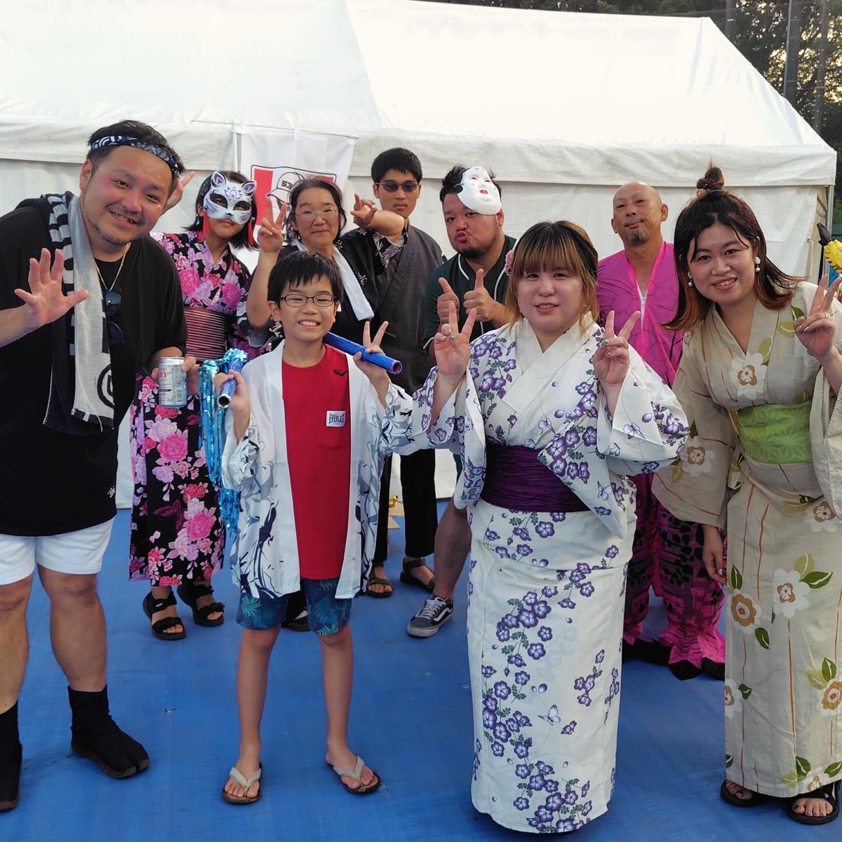 KEEPON_DITC's tweet photo. 明日は第1回もりや納涼祭🎐
アニソン盆踊り、怪談話、和太鼓、キッチンカー、お面作り、型抜き、ボディーペインティング、スーパーボールすくいなんでもあります！！
スタッフは浴衣で祭りを盛り上げます！
皆さんも浴衣で遊び来てね！
#守谷 https://t.co/IkPYf62bQm