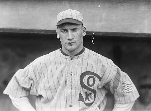 SABRbioproject's tweet photo. Happy Felsch, born #OTD, was a star CF with @whitesox, helping club to World Series title in 1917. Two yrs later, Felsch was implicated in the Black Sox scandal and rec'd a lifetime ban in 1920. In his last season he slashed 14-115-.338. @sabr #BioProject https://t.co/YdUJOeOU1y https://t.co/N2dRrhtwAI