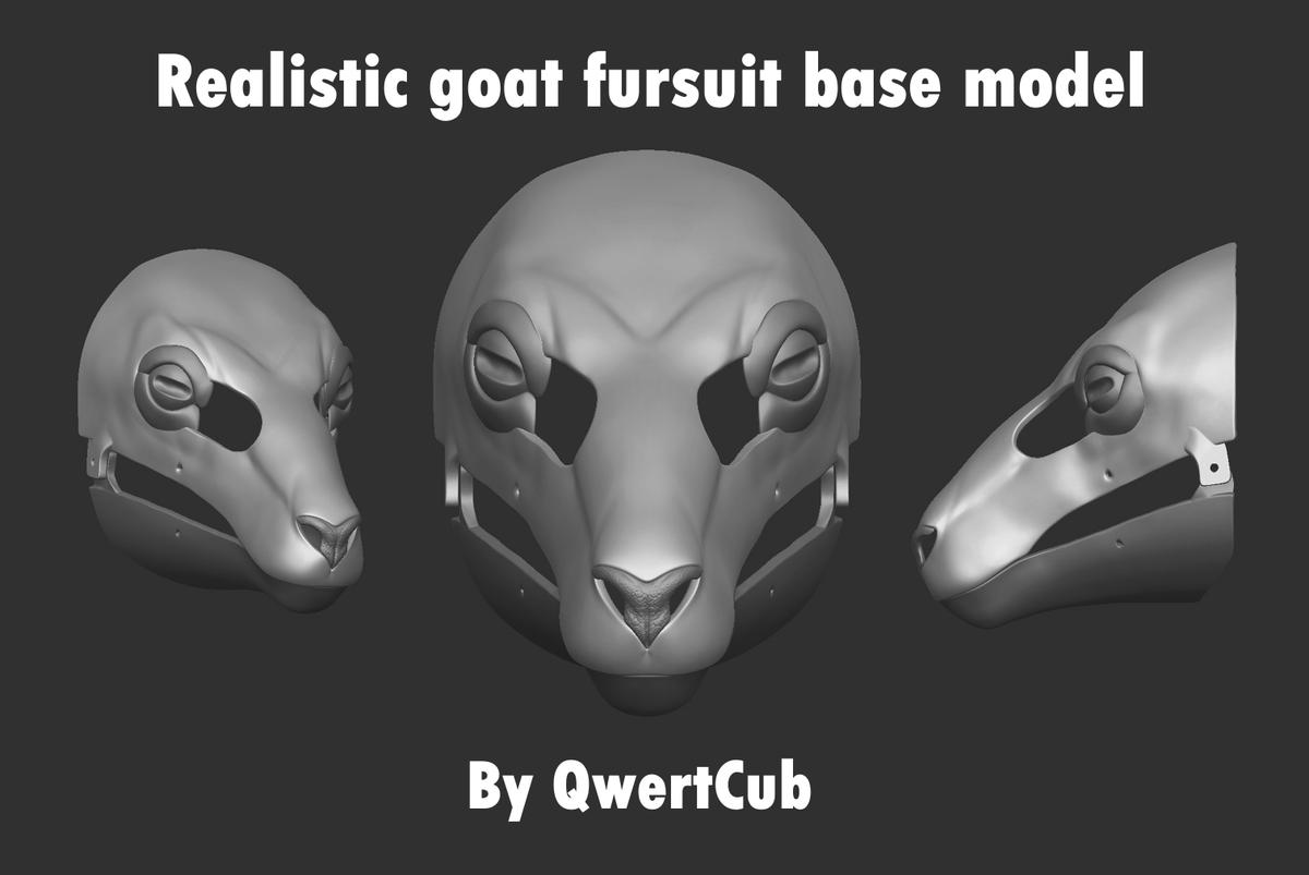 Qwertcub_DaFrog's tweet photo. #fursuit #3d #fursuitblank #fursuitmaker #fursuitforsale #fursuits #fursuitcommissions #furryarts #fursuiter
Realistic goat fursut base model
Available on Hipolink: https://t.co/v2lTMO03t3 https://t.co/GsfZo0QbkR