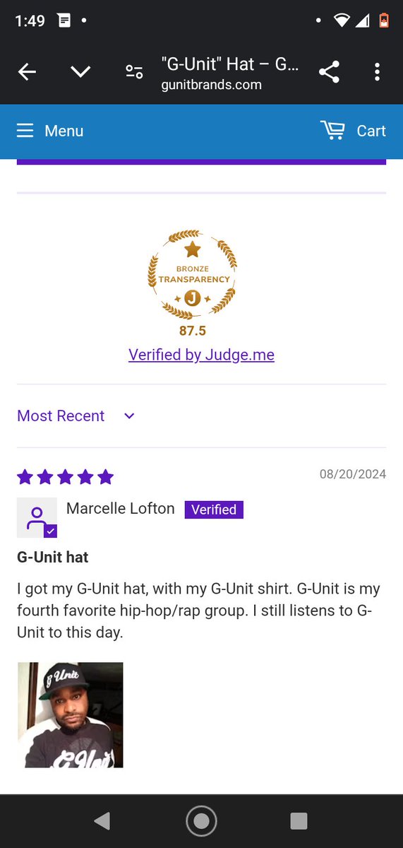 TheMarcLoft's tweet photo. I was surprised to see my item review on their G-Unit website, especially when they post my photo. #GUnit is my fourth favorite #hiphop group. Looking forward to working and collaborating with #GUnitStudios on a future film/television projects.
#gunit #gunitfilmandtelevision https://t.co/622wGFI85b