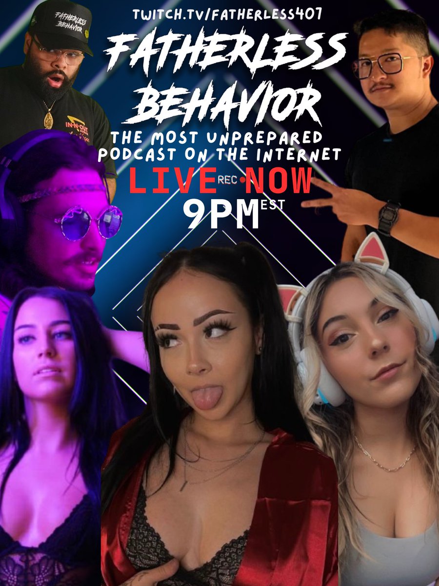 That link in the bio will help you find the podcast we are live now with 
<a href="/TTVGrimmy/">Grimmy</a> 
@FlackDaddyttv 
<a href="/TTVChristianMai/">Christian Mai</a> 
<a href="/Kittykat23JB/">Justine Bijou</a> 
<a href="/thelarissanadia/">Larissa Nadia</a>