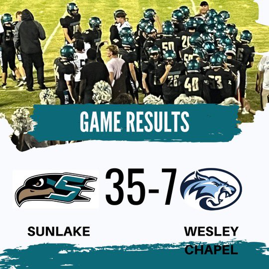 SLHSFBNextLevel's tweet photo. Congratulations to our JV on their season opener win!!! 1-0 https://t.co/fRFVCMFJBF