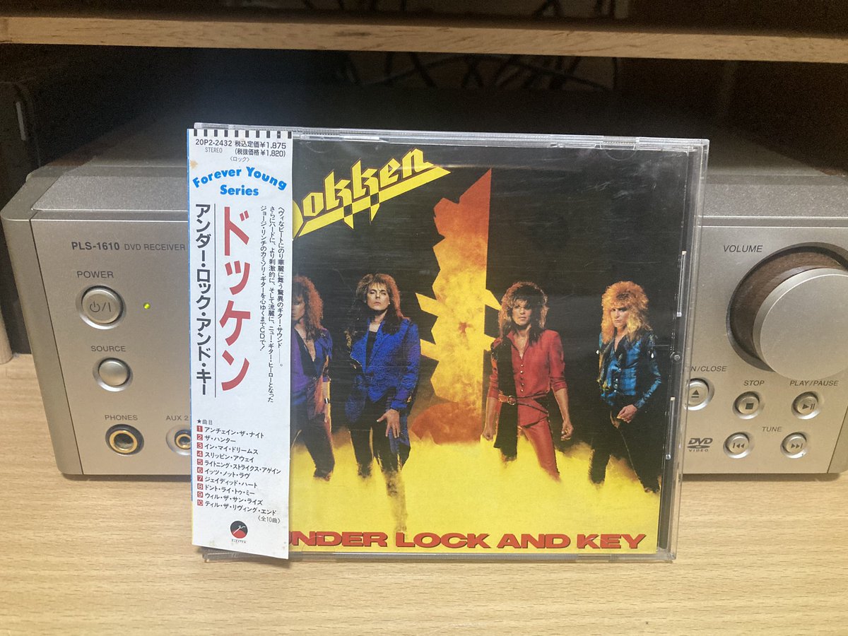 shimishin009's tweet photo. #Dokken
#UnderLockAndKey 
#GeorgeLynch https://t.co/lIG9QQrmea
