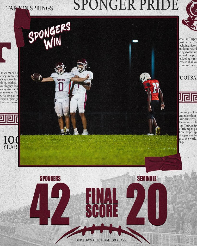 GG’s

#TarponPride #Spongers100