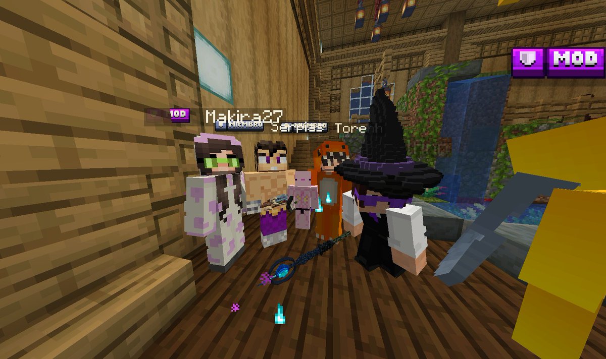 Dem27_'s tweet photo. Acaba de terminar dedcraft, solo me queda decir que me la pase muy bien,todas las horas invertidas valieron la pena y me llevo el bonito recuerdo de como convivimos todos juntos. Y gracias a @dedreviil y @HexaCreators por esta oportunidad
Solo me falto una foto con todos los mods https://t.co/xjYDZQWOTM