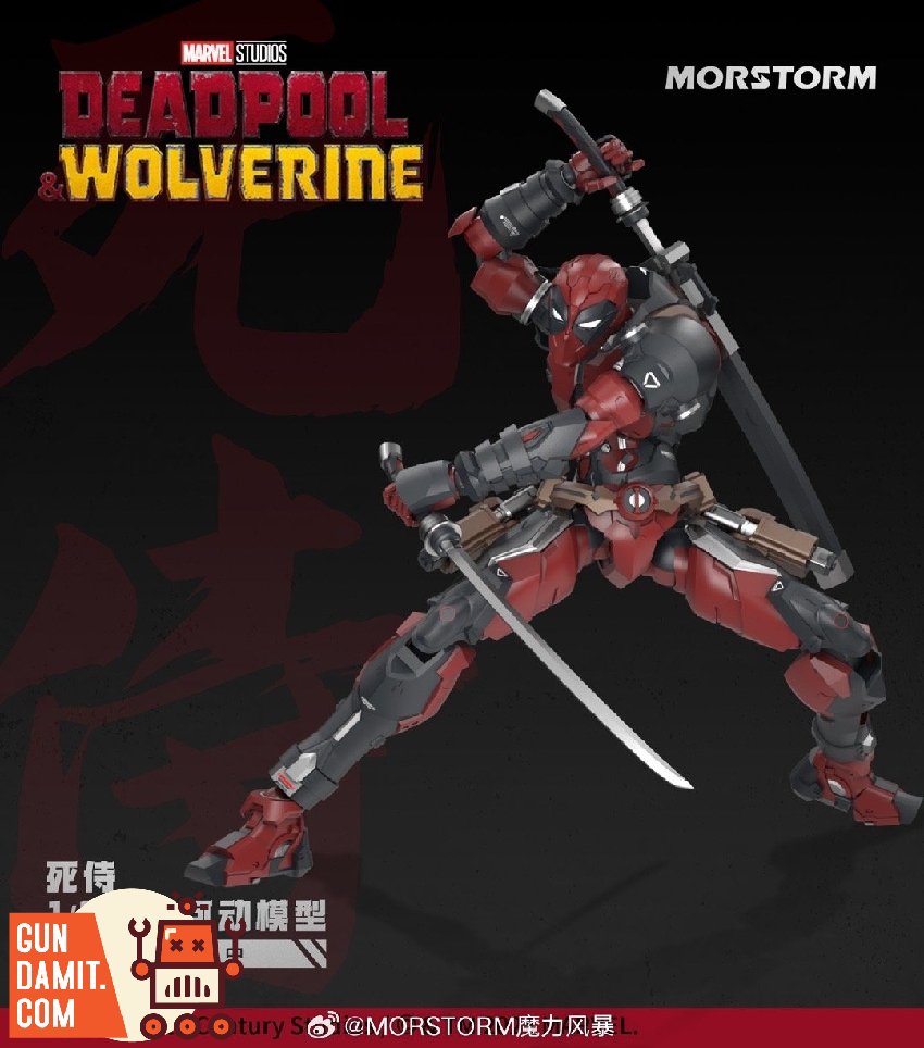 GundamitStore's tweet photo. [Pre-Order] Morstorm 1/9 Deadpool &amp; Wolverine Deadpool
Height: 20.5cm / 8.07‘‘
Scale: 1/9
Full Price Unknown
--------
👇links👇 
https://t.co/xhhzReXkfO

＃Morstorm ＃1/9 ＃Deadpool ＃Wolverine ＃Disney 
＃actionfigure ＃modelkit ＃Gundamit ＃GD https://t.co/3O2uODqf15