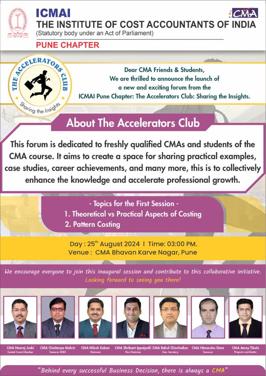 The Institute of Cost Accountants of India Pune tweet media