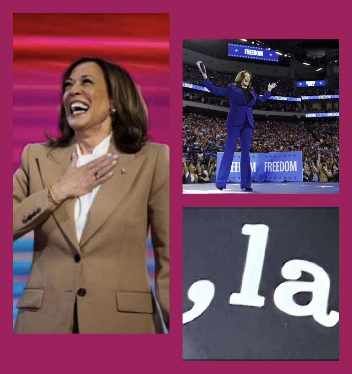 The #KamalaHarris has been trolling #DonaldTrump and the #RNC all week long🤣 The tan suit, the Milwaukee Rally where the RNC met, and the ,+la...
