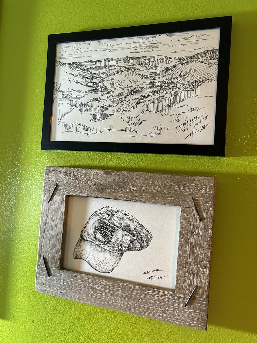 VinnieRicasio's tweet photo. A little hike and sketch from one of my favorite views on the Appalachian Trail today. 🖋️🖼️🥾

#Hike #Sketch #Drawing #Art #Sketchbook #AppalachianTrail #AT #CalebsPeak #Kent #KentCT #NWC https://t.co/SUsR9WSMTn