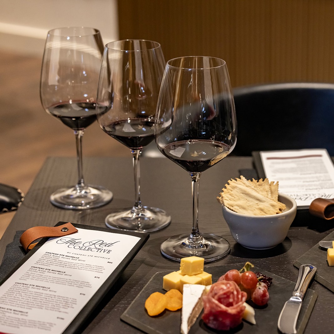 Introducing the newest space at the winery, The Red Collective! Enjoy a tasting flight and bites of 4 distinctive red wines from our winery exclusive, small production wines.
 
This tasting is available to book daily 11:00am – 4:15pm ➡️ morewine.info/4fJltIH