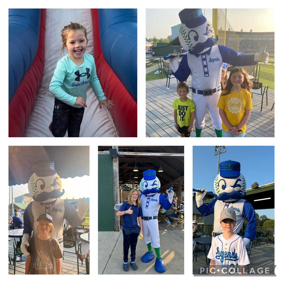 Woodfordsuper1's tweet photo. These kids had a blast at the Woodford County Public Schools staff and family night with the Lexington Legends!! Great team building and family event!!#Kidswin
#changinglives https://t.co/Uh94L2sPmo