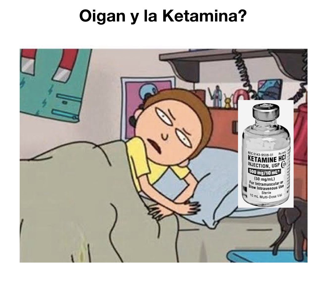 EmergPOCUS's tweet image. 🚑 ¿Qué es la #Ketamina ? Breve Review 💉

- ¿Qué es? Es un derivado de la fenciclidina que actúa como un antagonista rápido del receptor N-metil-D-aspartato (NMDA), utilizado en las etapas iniciales del tratamiento del dolor en pacientes con trauma 🚨.

- #Dosis Usual:
  -…
