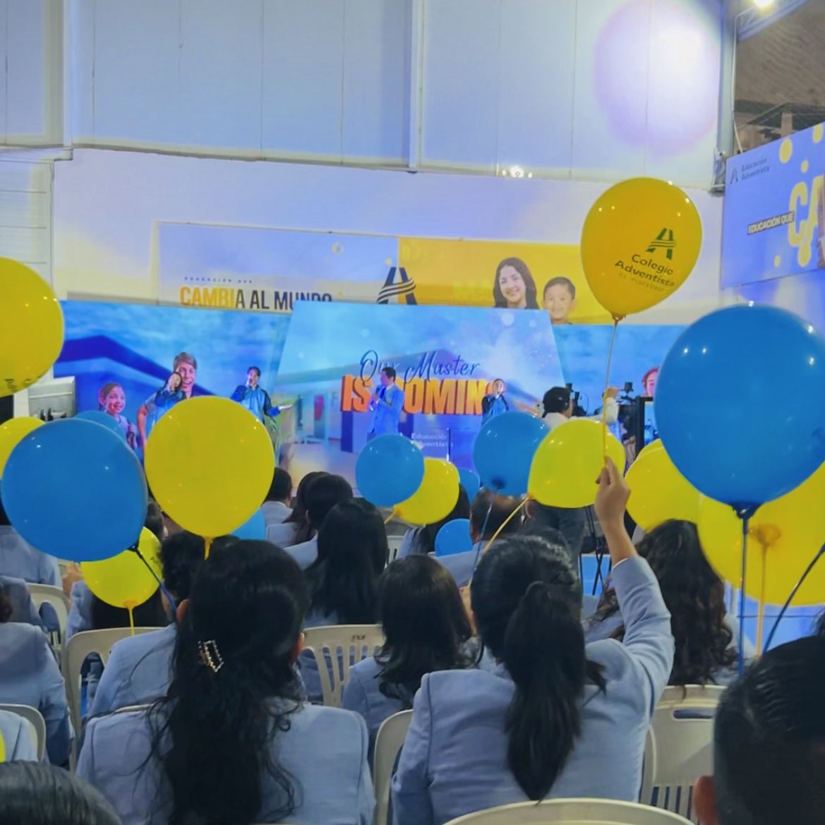EducacionUPN's tweet photo. 🎉 ¡Iniciamos! Con gran emoción y la grata presencia del Dr. Álvaro Masías, tesorero de @AdventistasUPN comenzamos nuestro programa de Lanzamiento de Matrícula 2025. #OurMasterIsComing. 👑 https://t.co/4JWKwVSa4U