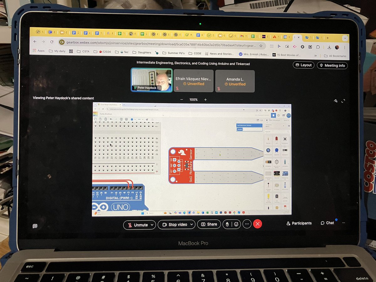 EFWMA.org (@efwmaschool) on Twitter photo Interesting project of Soil Moisture - Intro to #Engineering Electronics & #coding <a href="/arduino/">Arduino</a> <a href="/tinkercad/">Tinkercad</a> with <a href="/gearboxlabsinc/">Gearbox Labs Inc.</a> - Peter @ppg foundation with gratitude <a href="/efwmaschool/">EFWMA.org</a> <a href="/dfwcsta/">Dallas/Ft.Worth Computer Science Teacher Assoc.</a> <a href="/javierfaguilar/">Javier F. Aguilar,M.Ed.</a>
#AFEteacher #teamwork #equity #diversity #confidence #ITeachCode #CSforALL Interesting project of Soil Moisture - Intro to #Engineering Electronics & #coding <a href="/arduino/">Arduino</a> <a href="/tinkercad/">Tinkercad</a> with <a href="/gearboxlabsinc/">Gearbox Labs Inc.</a> - Peter @ppg foundation with gratitude <a href="/efwmaschool/">EFWMA.org</a> <a href="/dfwcsta/">Dallas/Ft.Worth Computer Science Teacher Assoc.</a> <a href="/javierfaguilar/">Javier F. Aguilar,M.Ed.</a>
#AFEteacher #teamwork #equity #diversity #confidence #ITeachCode #CSforALL