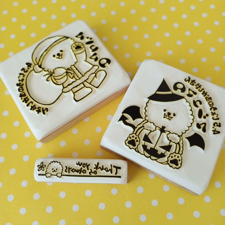 消しゴムはんこ】オーダー受付中 KESHIGOMUHANKO KiKiKoKo」のオーダー