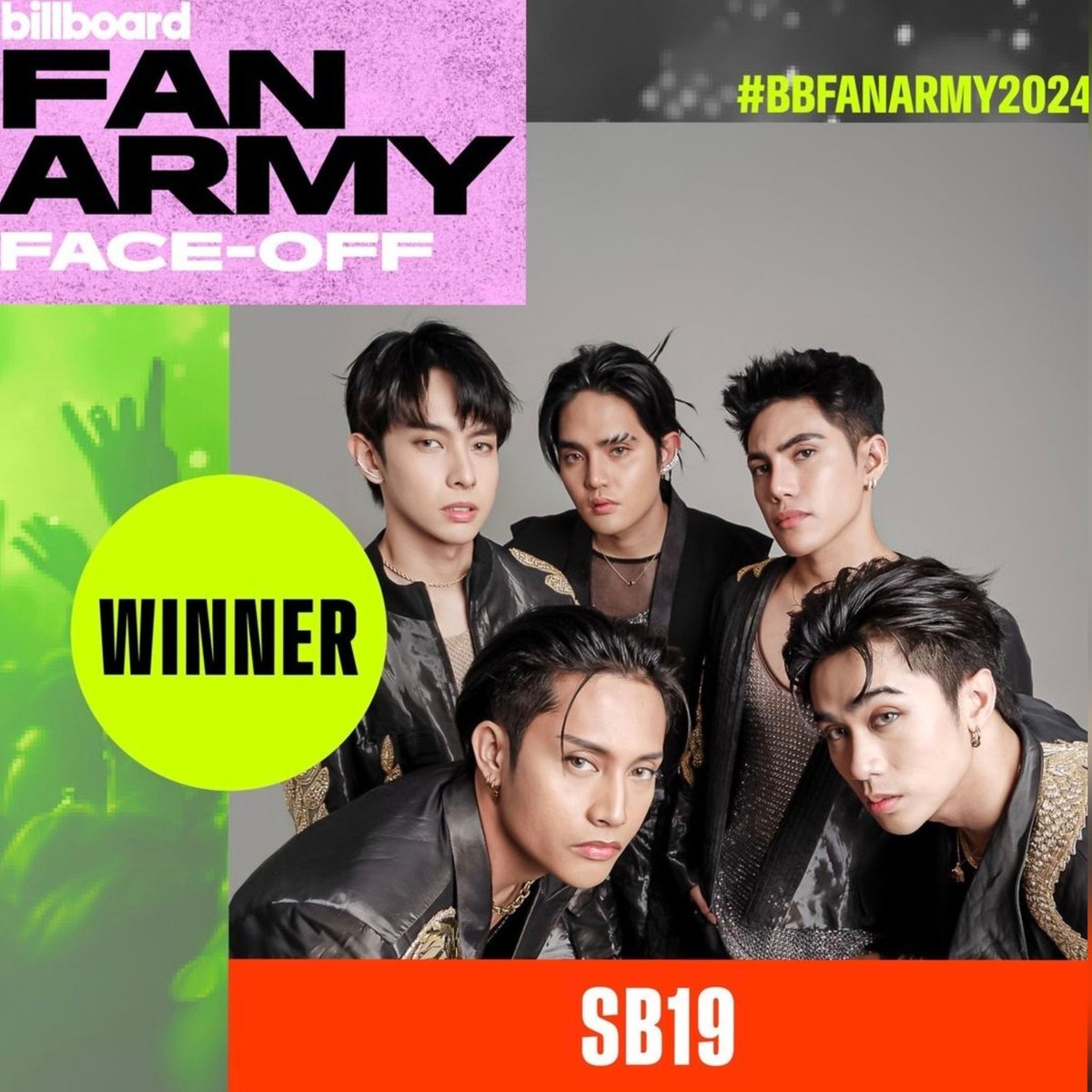 CONGRATULATIONS A'TIN &amp; SB19!
A'TIN continues to demonstrate that the fandom is unparalleled in its level of commitment and support. 🇵🇭 🤩 🎊 

A'TIN ANG PANALO
#BackToBackBillboardFanArmy
