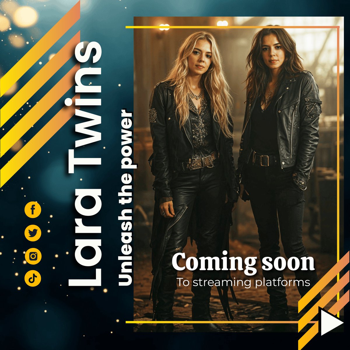 LaraTwinsMusic's tweet photo. 🎶 Hey everyone! Meet the Lara Twins – your new favorite music duo!
These two are all about bringing you music that lifts you up, inspires, and makes you feel strong. With their real, down-to-earth lyrics, the Lara Twins create a vibe that’s fresh, unique, and totally uplifting https://t.co/yRrWzgL2P4