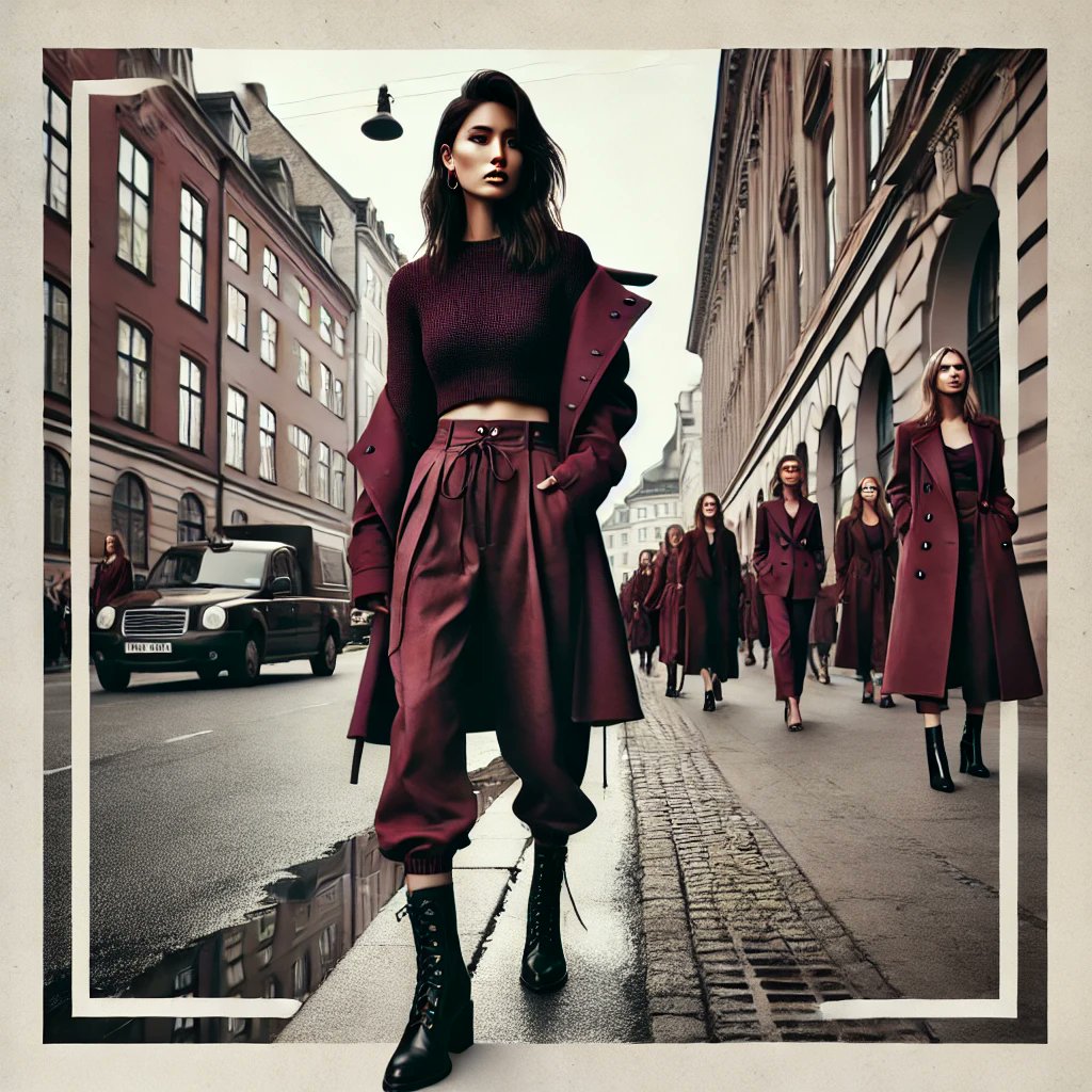 FashionPulseX's tweet photo. 🍷 Head-to-Toe Burgundy is the ultimate power move this season! This bold, monochromatic look was a standout at Copenhagen Fashion Week. Embrace the richness of burgundy from top to bottom and make a strong style statement. #FallFashion #Burgundy #StreetStyle #CopenhagenFashion https://t.co/gWo8OLKSOV