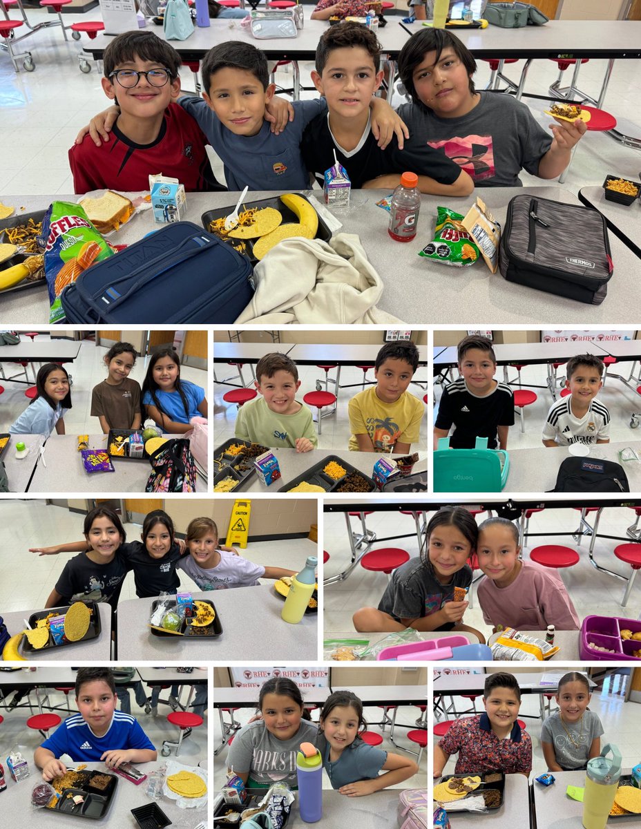 🎉 It was Chalupa Day at Ruben Hinojosa Elementary! Our students savored a delicious lunch 🍽️ , thanks to the amazing work of our cafeteria team! 🌟#EveryoneMatters #EveryoneCounts #sharylandisd #rhe