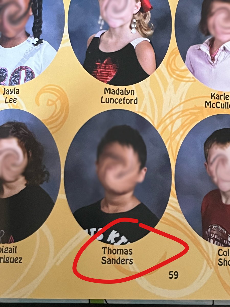 myshotwasthrown's tweet photo. Yo @ThomasSanders look at who was in my kindergarten year book! 😂
I know it’s not you but that’s so crazy https://t.co/SFVfKsh3Fm