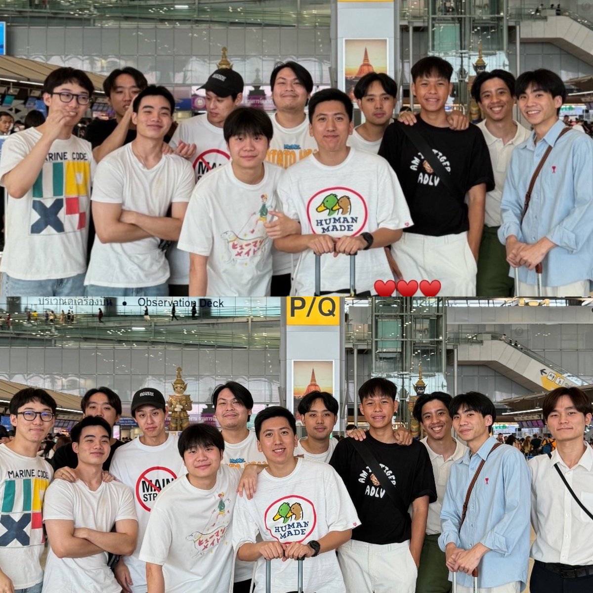 chubbybu_'s tweet photo. กิ้นไปส่งเพื่อนซคด้วยย ทยอยกันไปเรียนแล้ว😭 https://t.co/fFXM0pRtqH