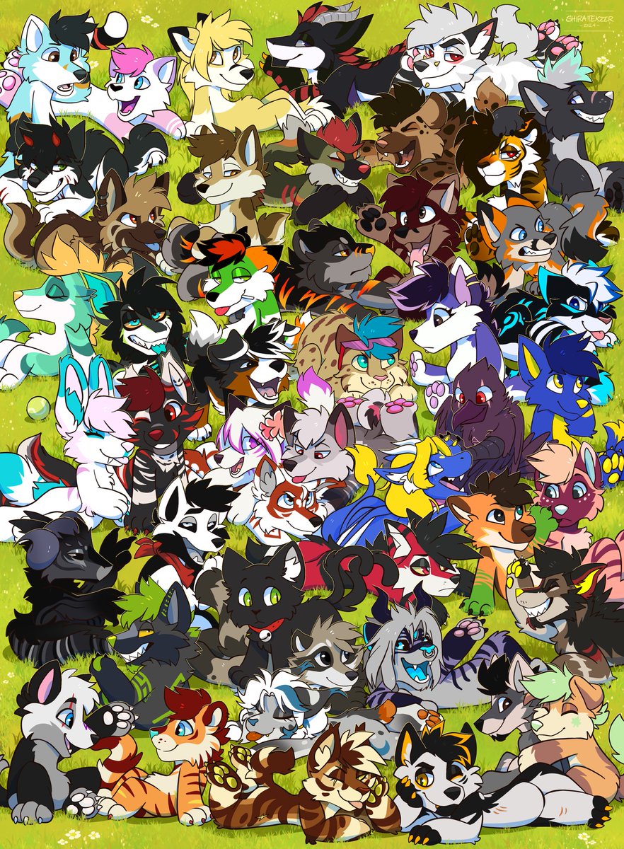 Así quedó el YCH grupal🥰🐾