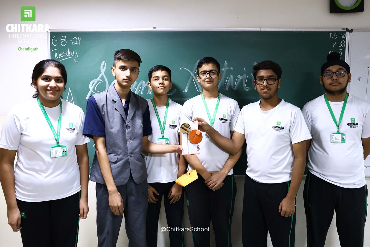 chitkara_school's tweet image. Chitkarians of Grade 9 Alpha Traversed a Journey Through India's Space Missions to Commemorate National Space Day

#CIS #newtonslawofmotion #scienceproject #learning #knowledge #ChitkaraInternationalSchool #projectbasedlearning