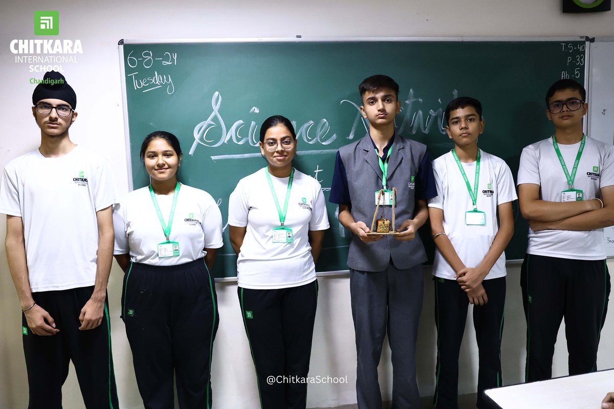 chitkara_school's tweet image. Chitkarians of Grade 9 Alpha Traversed a Journey Through India's Space Missions to Commemorate National Space Day

#CIS #newtonslawofmotion #scienceproject #learning #knowledge #ChitkaraInternationalSchool #projectbasedlearning