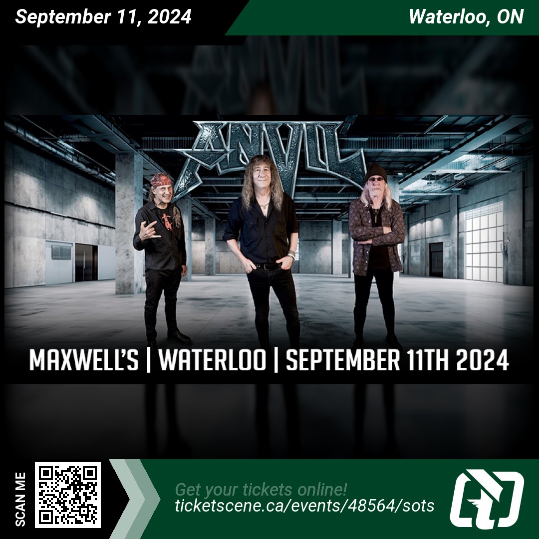 <a href="/AnvilMetal666/">Anvil</a> will be performing at <a href="/maxwellsmusic/">Maxwell's Waterloo</a> on Wednesday, September 11, 2024 at 7:30 pm
Get your tickets online ticketscene.ca/events/48564/s…
#waterloo #tickets #events